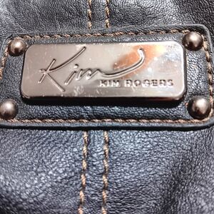 Kim Roges EUC Faux Leather Hobo Bag with Double Handled